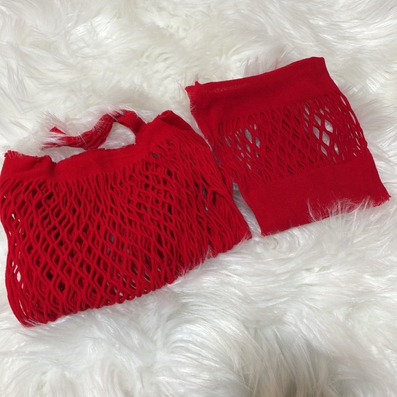 NWT OF stripper pole costume sexy set neon yellow XSS SM Super tiny STRETCHES - Picture 11 of 13